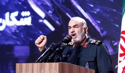 Hosein Salamí, comandante en jefe del cuerpo militar de élite iraní.
