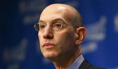Adam Silver, comisionado de la NBA. 