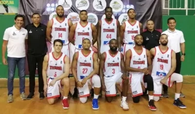 Elenco de los Titanes de Barranquilla. 