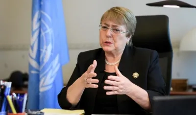 La expresidenta chilena Michelle Bachelet.