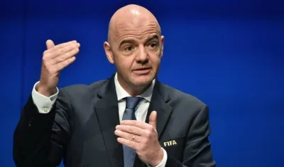 Gianni Infantino, presidente de la FIFA. 