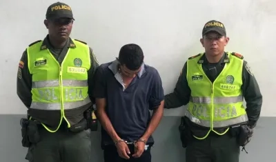 Jorge Armando Calderón Calderón, capturado por la Policía.