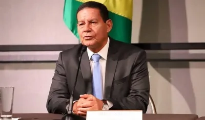 El vicepresidente de Brasil, Hamilton Mourao.