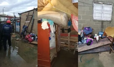 Inundaciones en la urbanización Armonía Social, en Malambo.