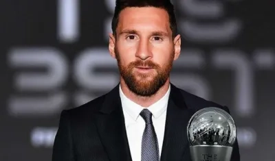 Lionel Messi, jugador argentino. 