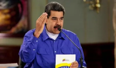 El Presidente de Venezuela, Nicolás Maduro.