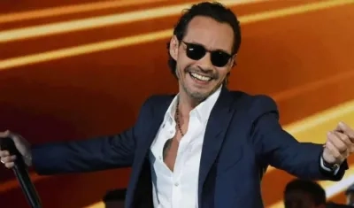 El cantante Marc Anthony.