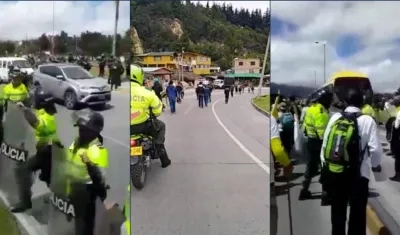 Policía pide tranquilidad.