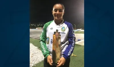 Sharid Fayad Mercado, corredora soledeña. 