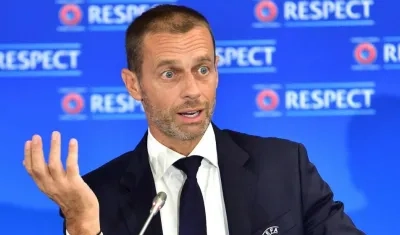 Aleksander Ceferin, presidente de la UEFA.