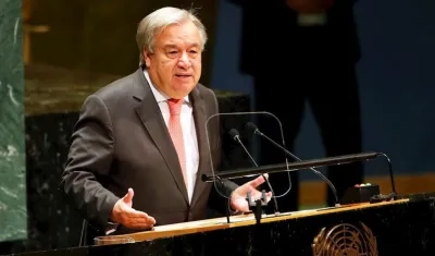 El jefe de Naciones Unidas, António Guterres.