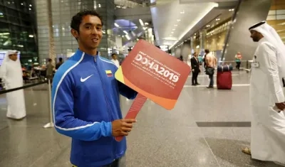 Alexander Castañeda, atleta colombiano. 