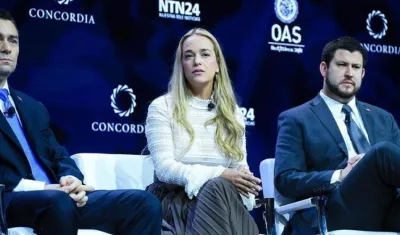 Lilian Tintori, en el foro de la Concordia.