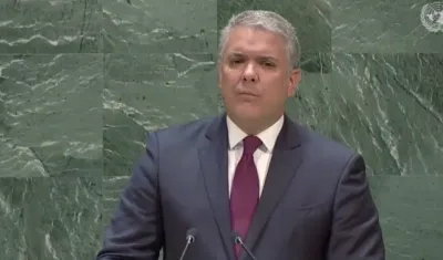 Presidente Iván Duque en la ONU.
