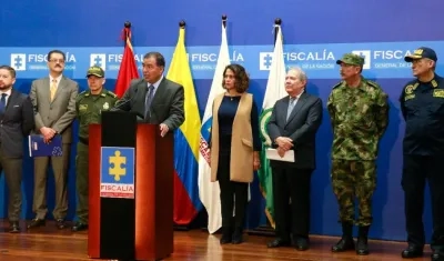 Rueda de Prensa de la Operación Escudo.