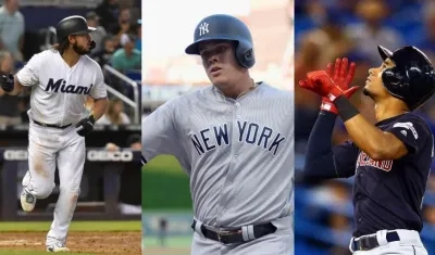 Jorge Alfaro, Gio Urshela y Óscar Mercado son los peloteros colombianos con más cuadrangulares. 