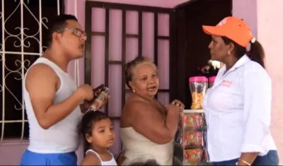 Beatriz Barraza, candidata a la Alcaldía de Soledad.