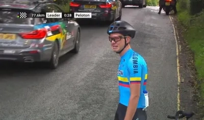 Germán Darío Gómez, ciclista colombiano. 