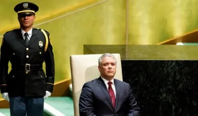 Iván Duque en la ONU.