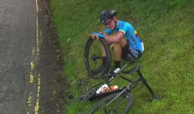 Germán Darío Gómez Becerra, ciclista.