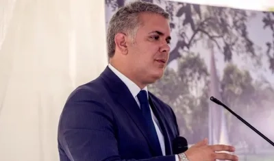 Iván Duque en la Universidad Internacional de Florida (FIU),