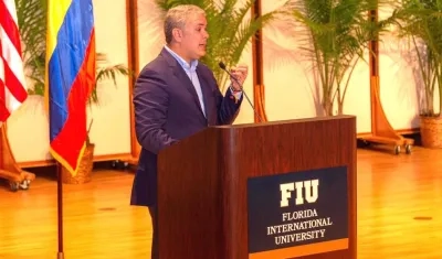 Iván Duque, Presidente de Colombia.