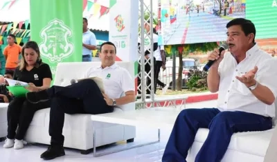 El Secretario de Infraestructura Rafael Lafont en la entrega del balance.