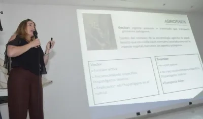 Lumey Pérez Artiles, investigadora de la Corporación Colombiana de Investigaciones Agropecuarias (Agrosavia).