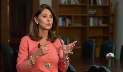 Marta Lucía Ramírez, vicepresidenta.