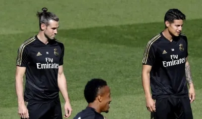 Gareth Bale y James Rodríguez. 