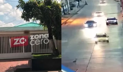 Casa de Arley De Jesús y momento en que transportaban los cuerpos.