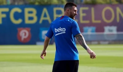 Lionel Messi, jugador argentino. 