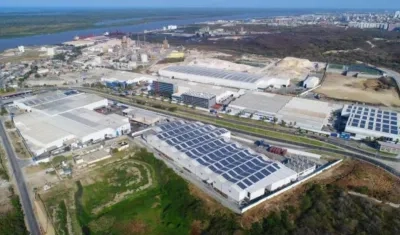 Planta de Tecnoglass en Barranquilla.