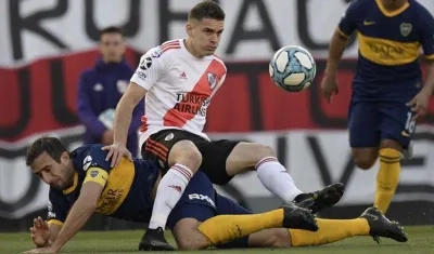 Rafael Santos Borré, delantero de River Plate. 