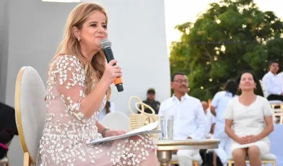 La Gobernadora del Departamento, Elsa Noguera De la Espriella