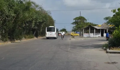 Lugar del accidente.
