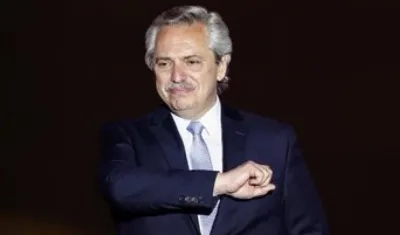 El presidente de Argentina, Alberto Fernández.