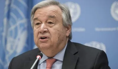 El secretario general de la ONU, António Guterres.