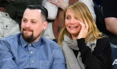 La actriz Cameron Diaz y el músico Benjamin Madden.