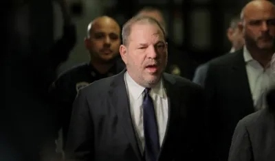 El exproductor de Hollywood Harvey Weinstein.