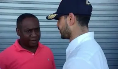 Leyner Palacios y el Mininterior encargado, Diego Palacios.