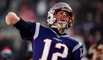 El legendario mariscal de campo Tom Brady.