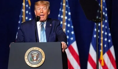 Donald Trump, presidente de los Estados Unidos.