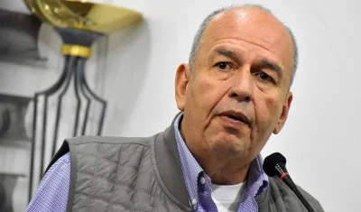 El ministro interino de Gobierno boliviano, Arturo Murillo.