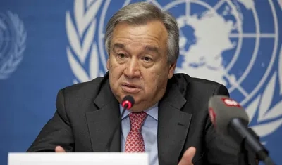El secretario general de la ONU, António Guterres