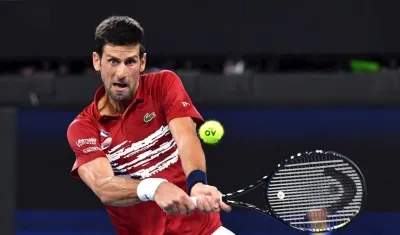 Novak Djkovic, tenista serbio. 