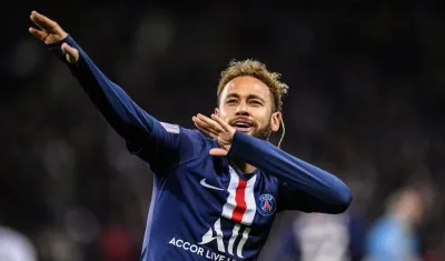 Neymar, delantero brasileño. 