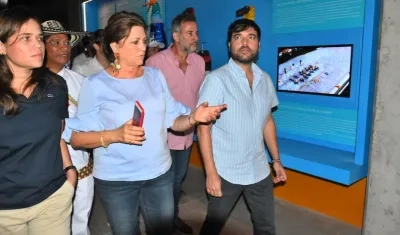 María Teresa Fernández, Carla Celia, Juan José Jaramillo y Jaime Pumarejo.