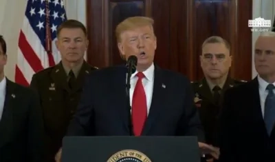 El presidente de Estados Unidos, Donald Trump.