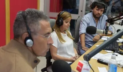 Jorge Cura, Elsa Noguera y Jaime Pumarejo.